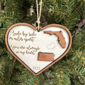 Custom Shape 2-Layered Wood Ornament