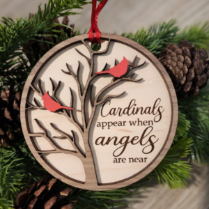 Custom Shape Wooden Ornament 3layers