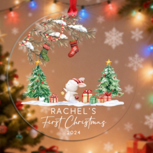 Clear Acrylic Ornament