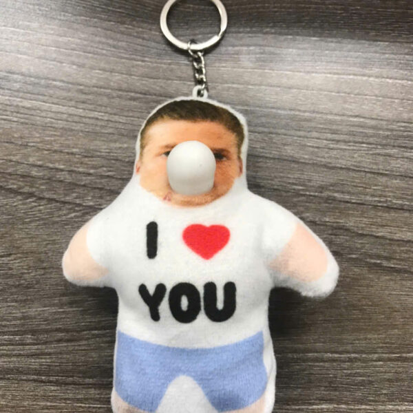 Custom Ball Plush Pillow Keychain