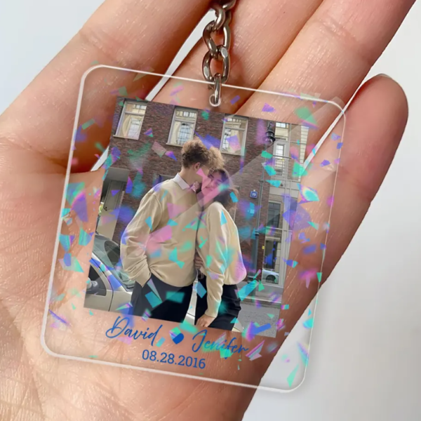 Custom Shape Acrylic  Hologram Keychain