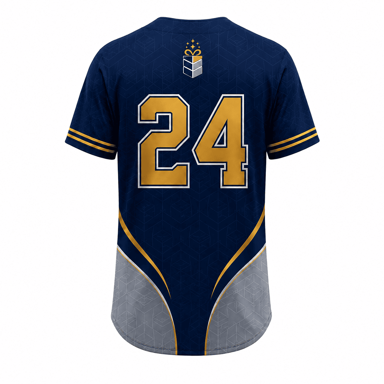 All-over Print Baseball Jersey Without Piping - Image 2