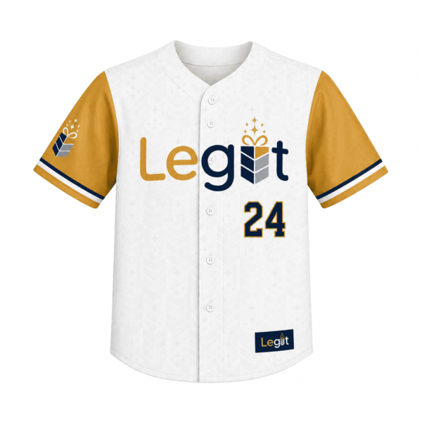 All-over Print Kids  and Youth Baseball Jersey Without Piping