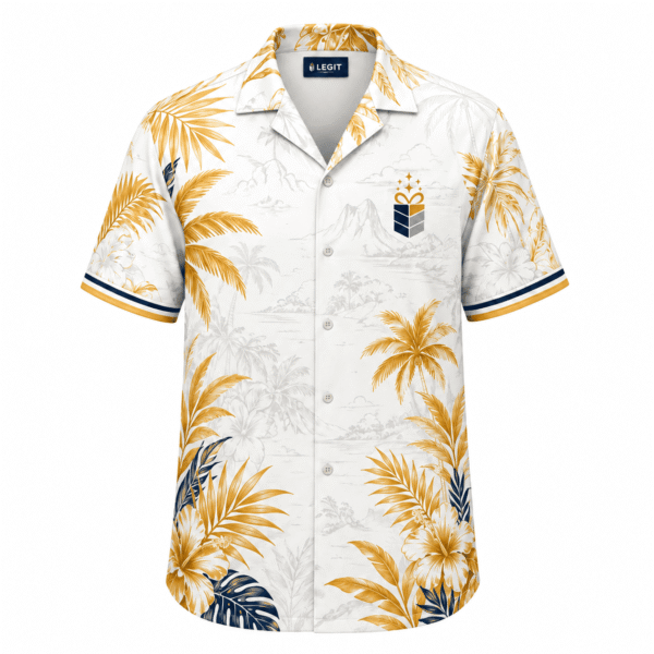 All-over Print Short-sleeve Hawaiian Shirt