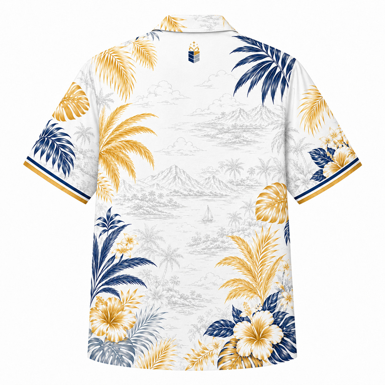 All-over Print Pocket Hawaiian Shirt - Image 3