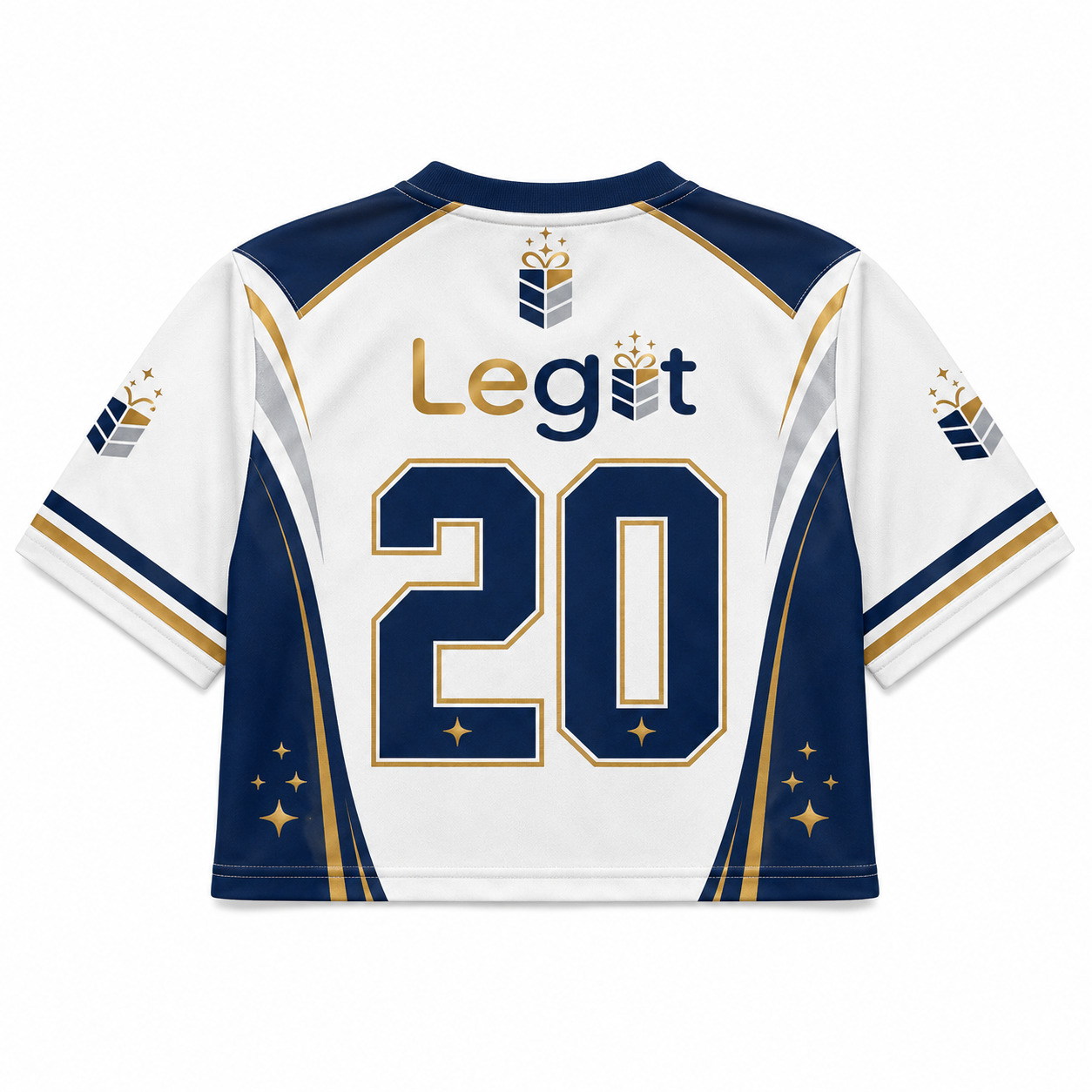 All-over Print Croptop Football Jersey - Image 2