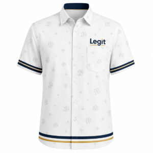 All-over Print Short-sleeve Pocket Shirt