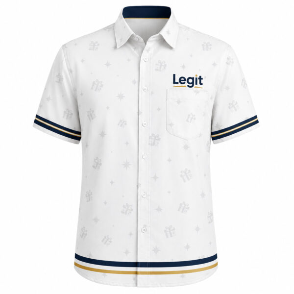 All-over Print Short-sleeve Pocket Shirt