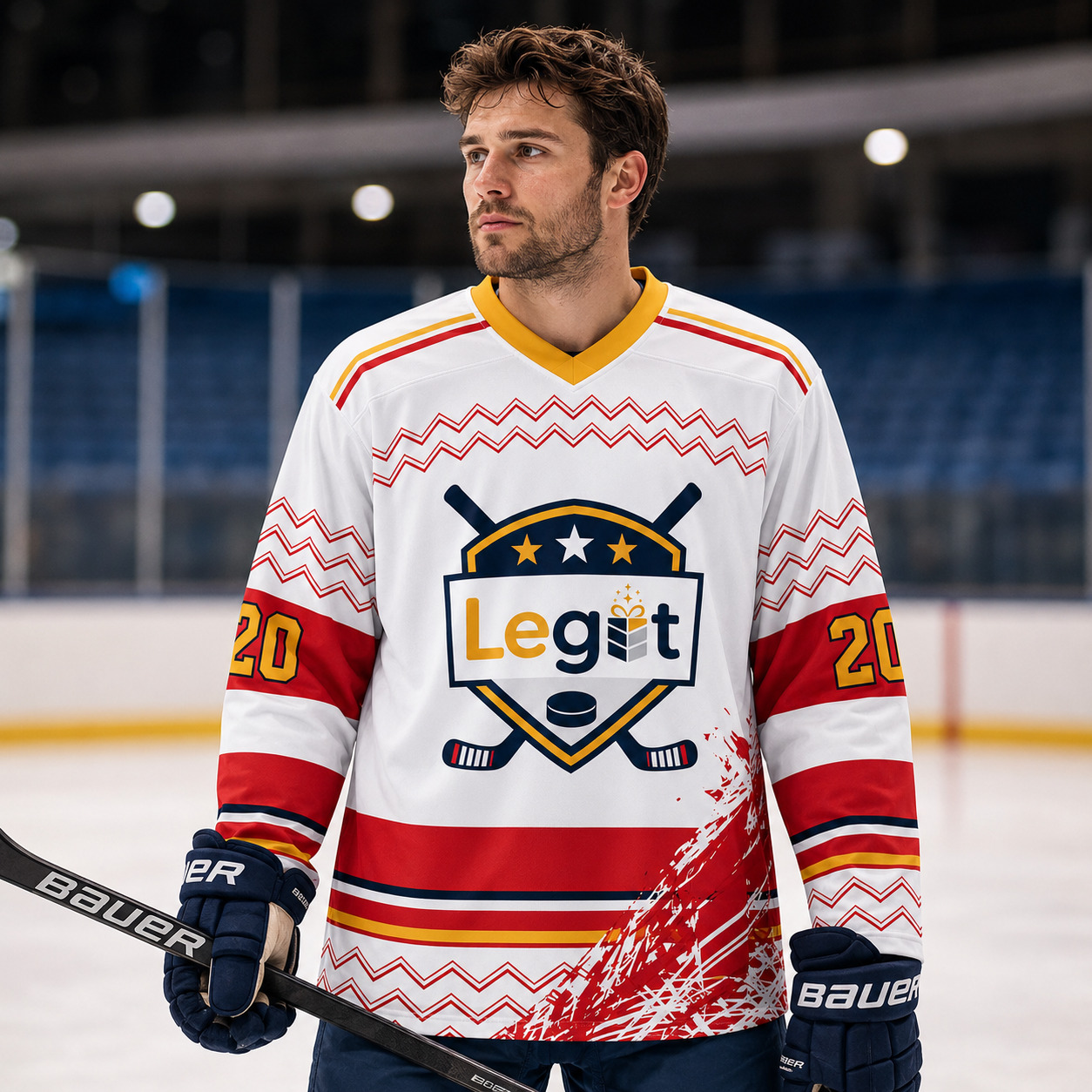 All-over Print Hockey Jersey - Image 3