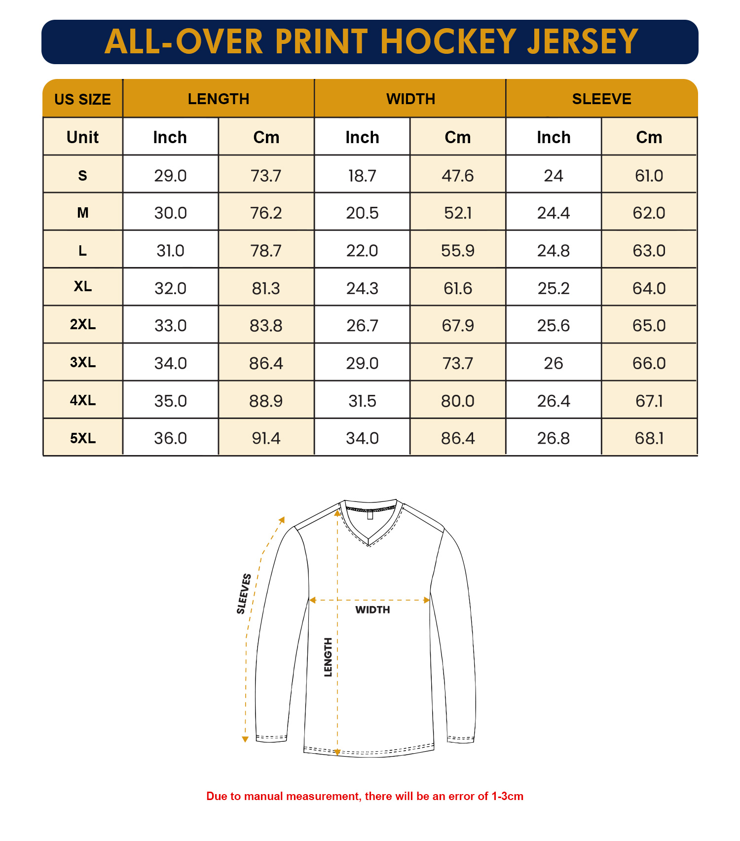 All-over Print Hockey Jersey - Image 4