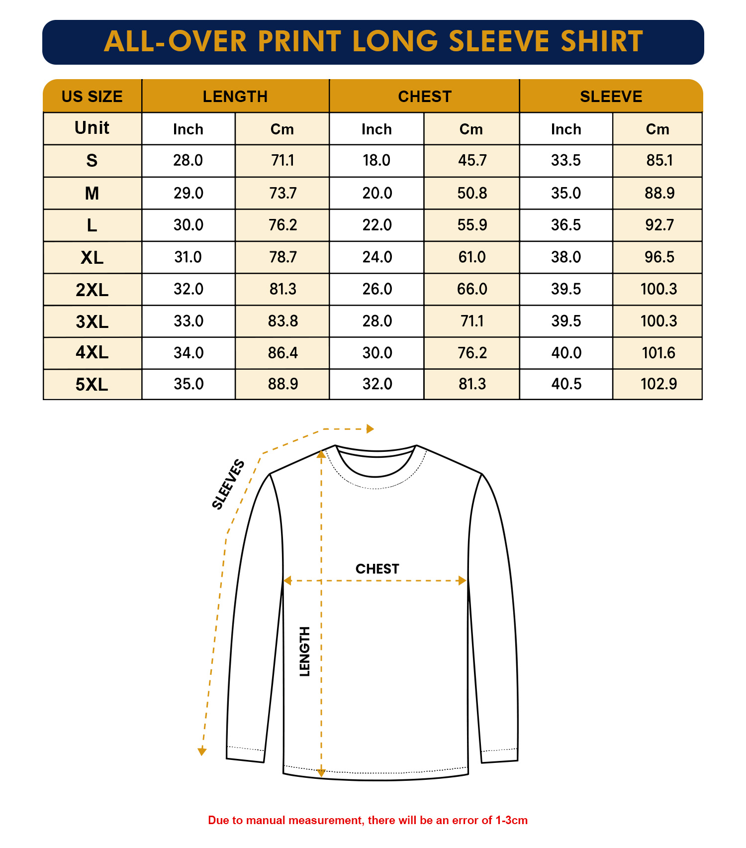 All-over Print Long Sleeve Shirt - Image 4