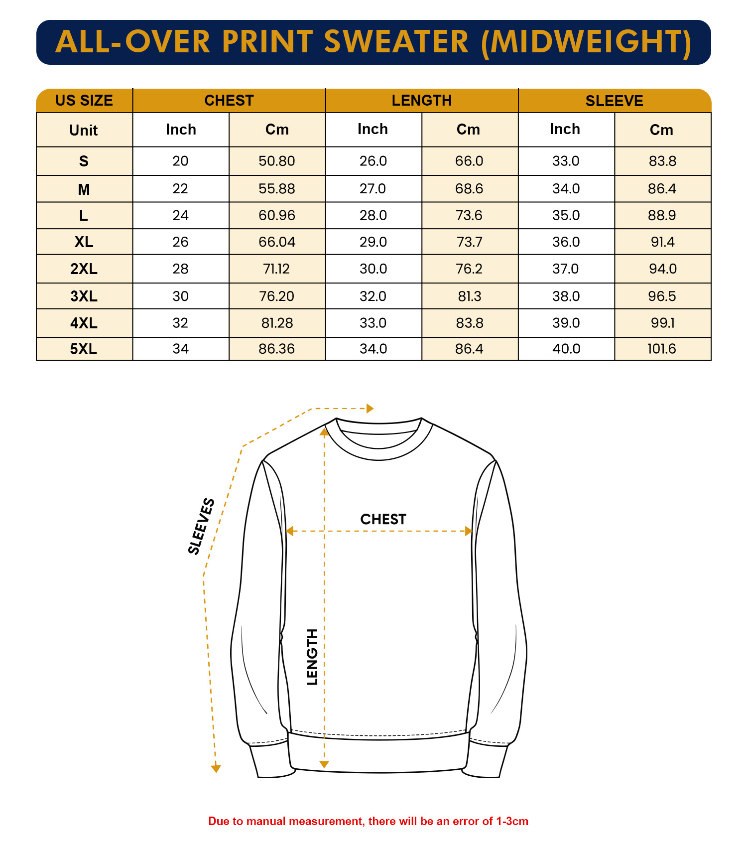All-over Print Sweater (Midweight) - Image 4