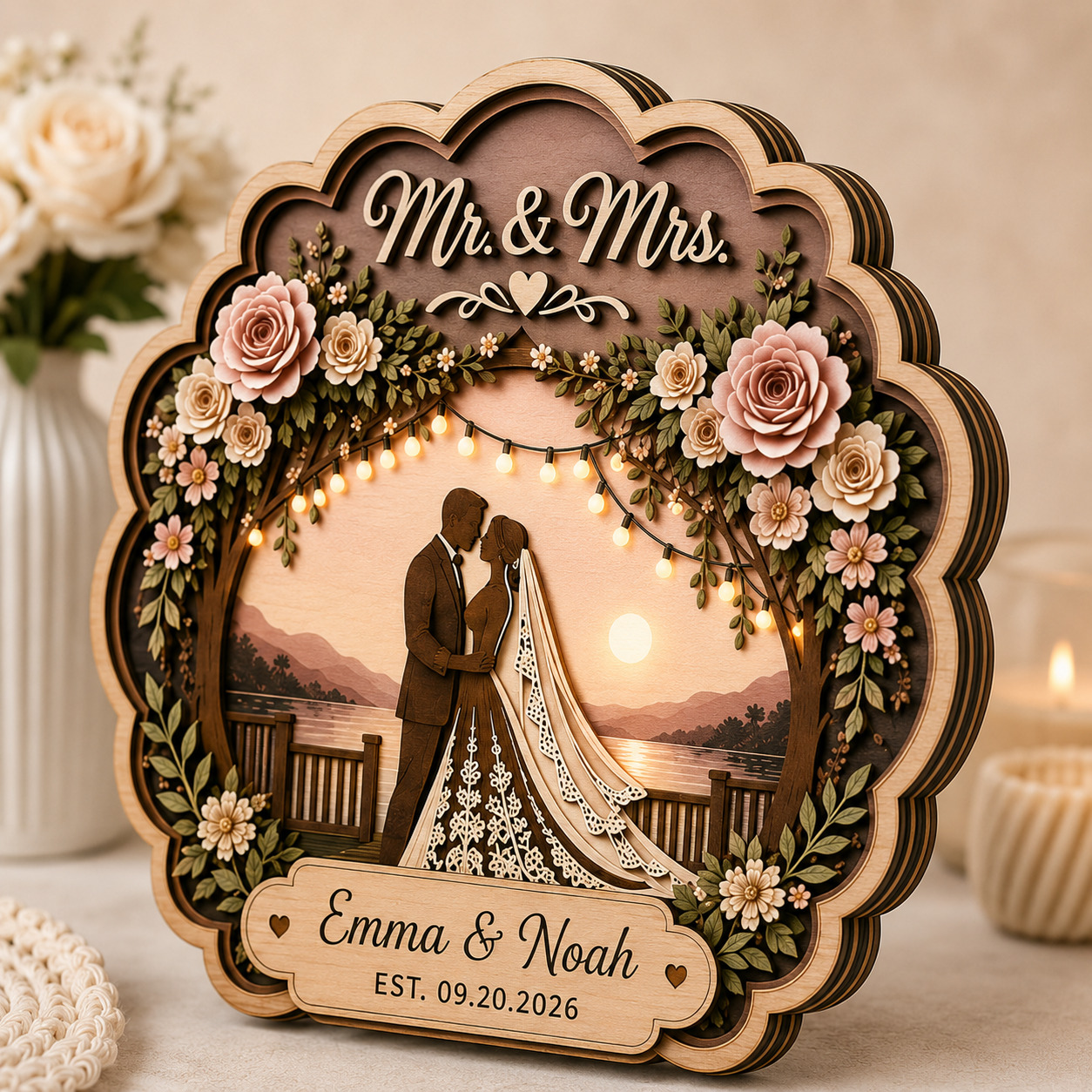 Custom Shape 4-layer Wood Sign