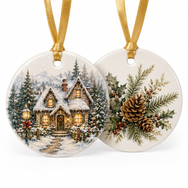 Ceramic Ornament 2-side printed