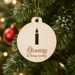 Custom Shape 1-Layered Wood Ornament