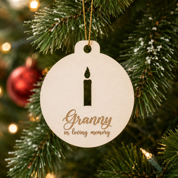 Custom Shape 1-Layered Wood Ornament