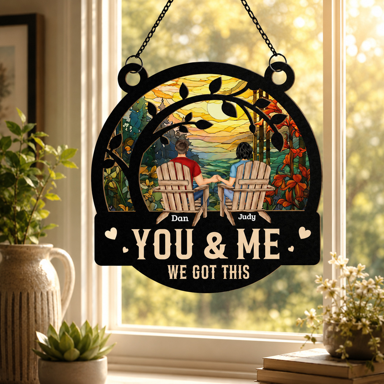 Custom Shape Window Hanging Suncatcher - Image 2