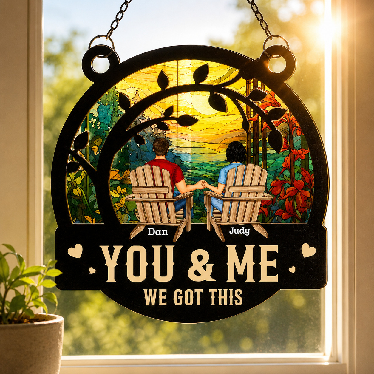 Custom Shape Window Hanging Suncatcher