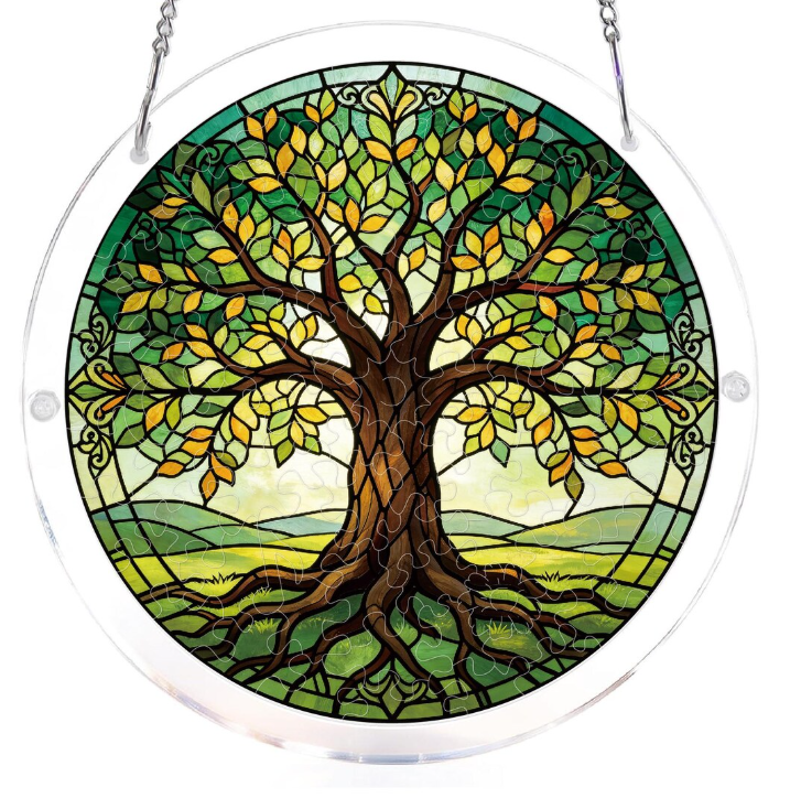 Acrylic Puzzles Window Hanging