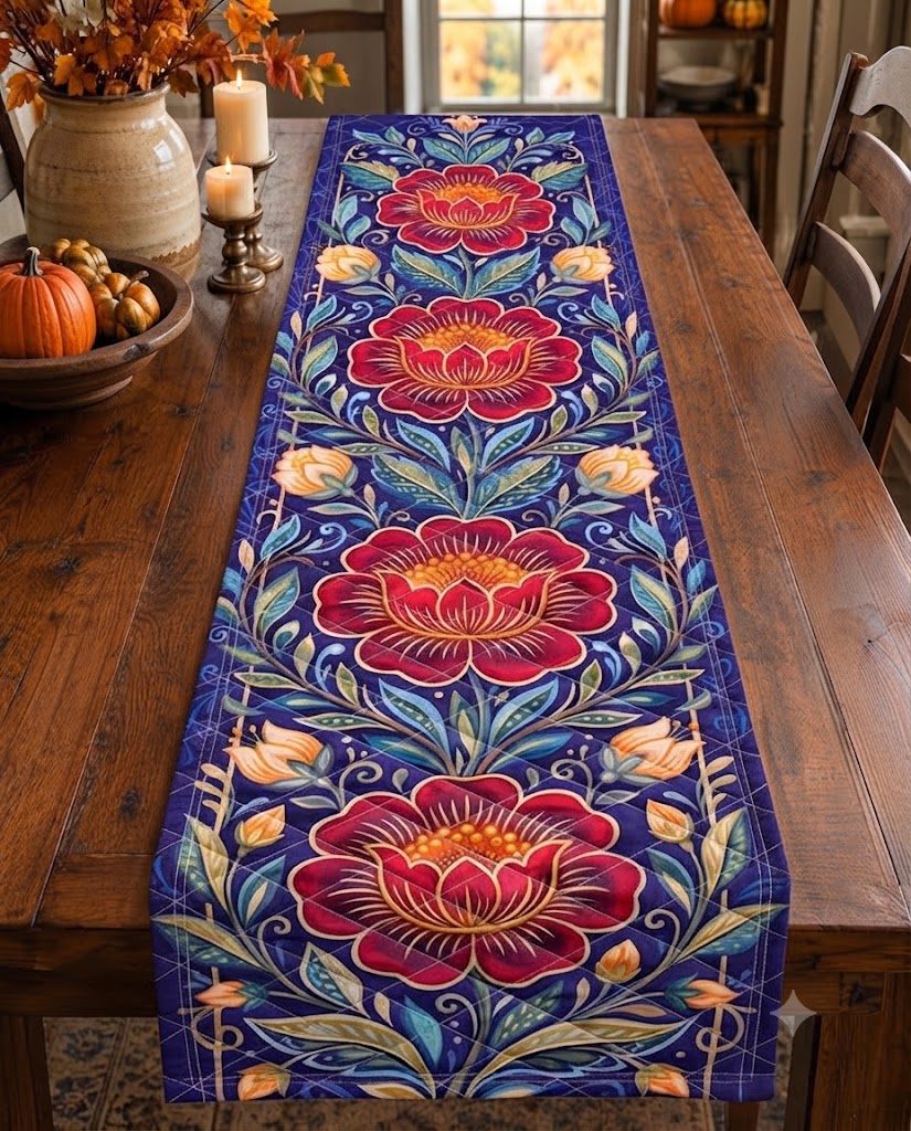 All-over Print Quilt Table Runner