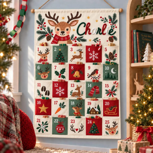 All-over Print Personalized Christmas Advent Calendar
